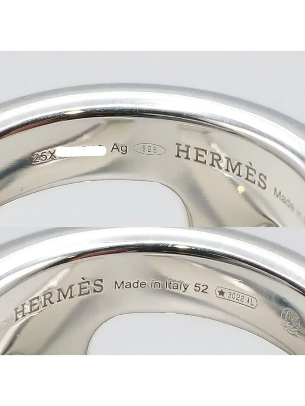 Hermes Heaven Osmose GM Ring Silver